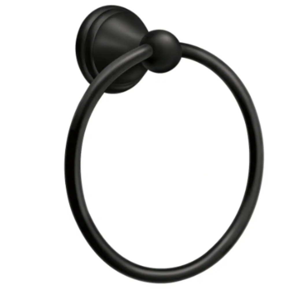 Moen Matte black Ring Towel Holder